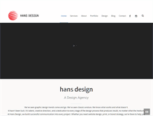 Tablet Screenshot of hansdesign.com